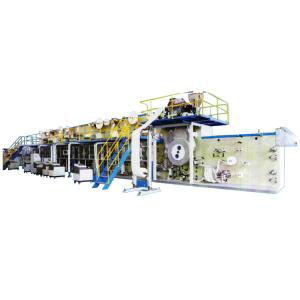 Baby diaper machine